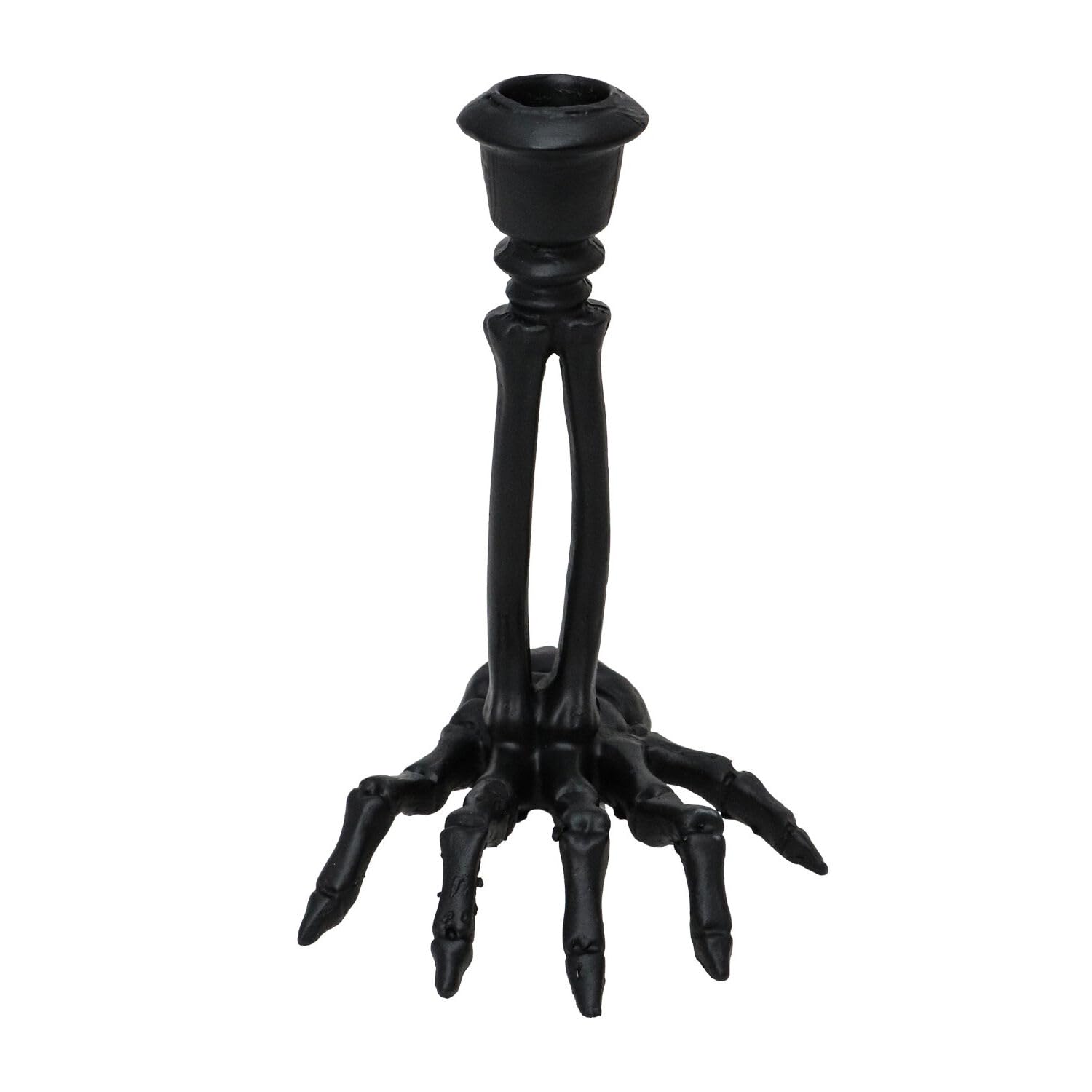 Підсвічник Resin Skeleton Hand Чорний Розмір Приблизно 12 x 11.5 x 16 см, фото №1