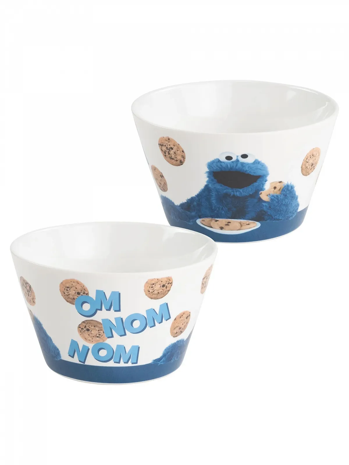 Миска United Labels Sesame Street Cookie Monster Om Nom Nom Cookie Cereal Porcelain 500 мл Белый, фото №1 Миска United Labels Sesame Street Cookie Monster Om Nom Nom Cookie Cereal Porcelain 500 мл Белый, фото №1