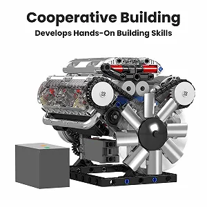 Конструктор V8 Двигатель Mould King Technik 10088, 535 деталей цена на synthetic.ua - Фото 1 Конструктор V8 Двигатель Mould King Technik 10088, 535 деталей synthetic.ua - Фото 1