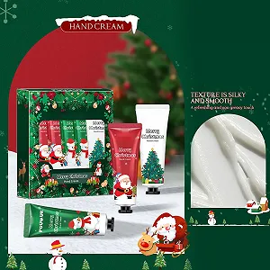 Набор кремов для рук Рождественский, Крем для рук Рождественский набор, Рождественские подарки кремов для рук, Крем для ухода за руками с растительным ароматом, Рождественские кремы для рук, Подарок на день рождения Рождественские подарки, 5 шт в упаковке synthetic.ua - Фото 1