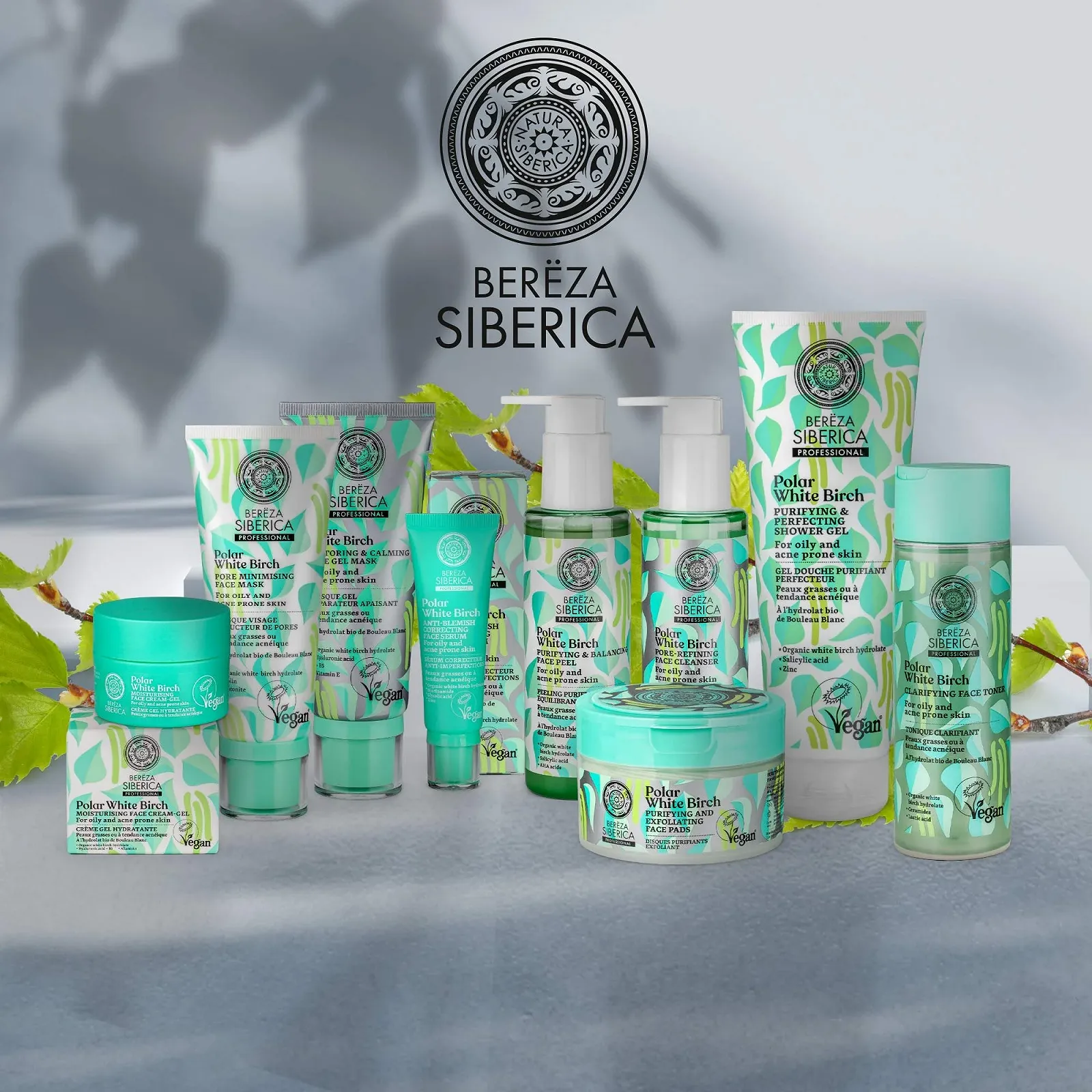 Гель-маска для обличчя Natura Siberica Polar White Birch, фото №3