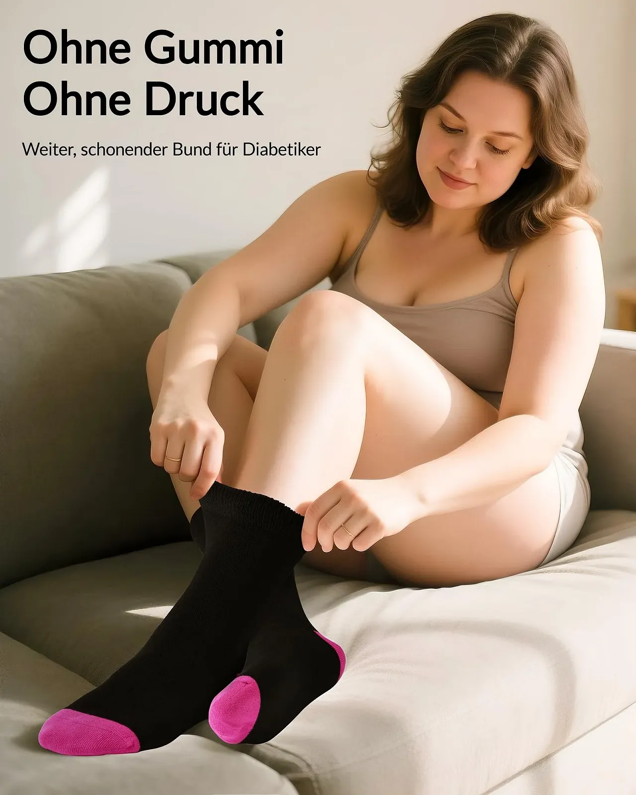 носки Jeasona Диабетические 39-46 без эластичной талии, без швов, хлопок, 10 пар, фото №6