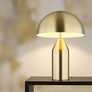 Настольная лампа 2-ламповая 9 Вт 810 лм 28 x 39 см латунь зеленая synthetic.ua - Фото 1