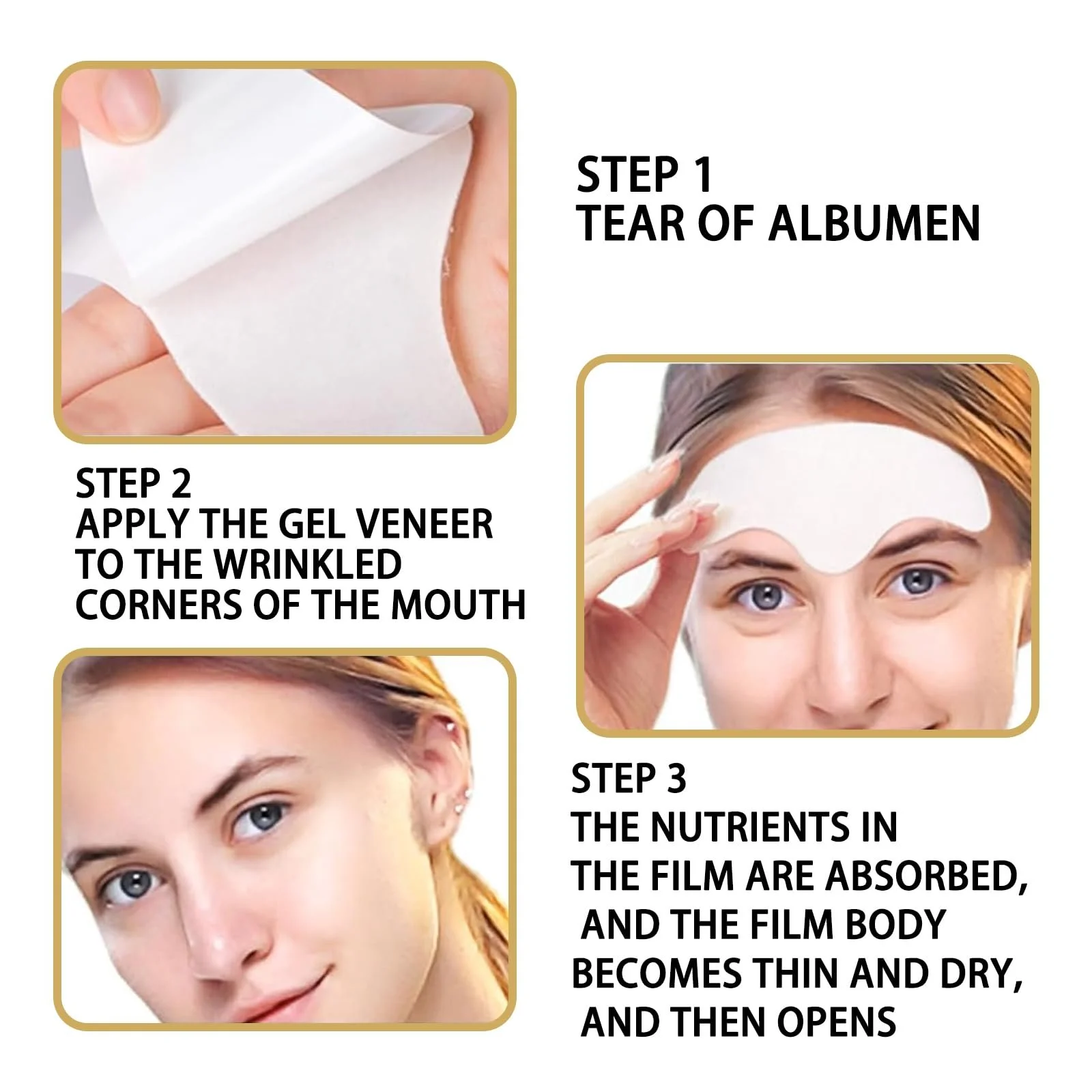 Набір пластирів від зморшок (6 шт.) та наклейок від зморшок на ніс (6 шт.), фото №6 Набір пластирів від зморшок (6 шт.) та наклейок від зморшок на ніс (6 шт.), фото №6