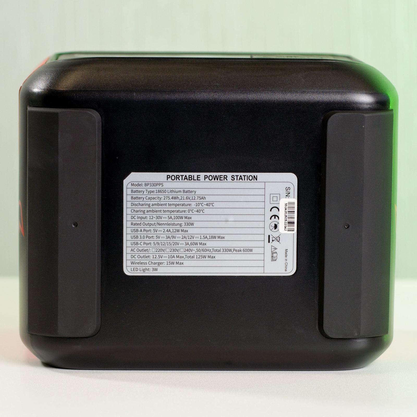 Зарядна станція Bimson Power BP330PPS 600 Вт / 330 Вт / 275 Вт*год / Чиста синусоїда, фото №5