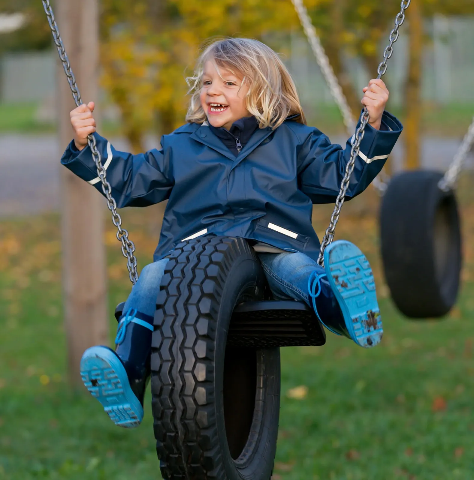 Детская дождевая куртка Playshoes, ветро- и водонепроницаемый дождевик, фото №5 Детская дождевая куртка Playshoes, ветро- и водонепроницаемый дождевик, фото №5