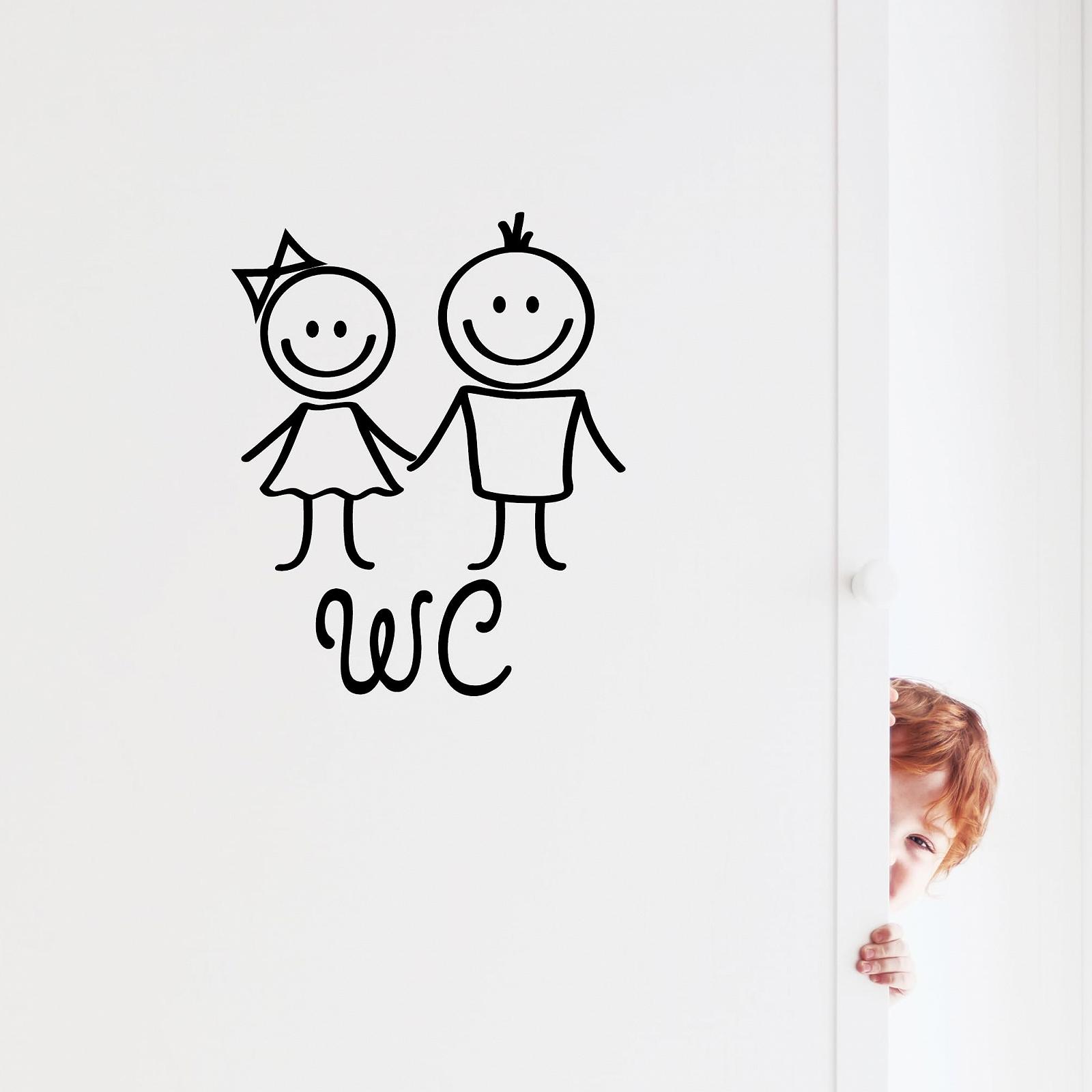 Наклейка на двері Wall Tattoo Loft Toilet Male 30 кольорів, фото №5 Наклейка на двері Wall Tattoo Loft Toilet Male 30 кольорів, фото №5