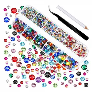 Стразы Стеклянные кристаллы Многогранные блестящие декоративные ручной работы 2000 шт. - Фото 1