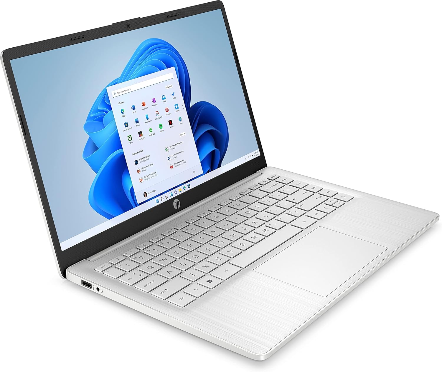 Ноутбук 14" HP 14-ed0000sf Qualcomm Snapdragon 7c Gen 2 RAM 8GB eMMC 128GB 14год батарея Win11 (UKR), фото №2