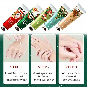 Набір різдвяних кремів для рук, міні-набір кремів для рук, 5 шт synthetic.ua - Фото 1