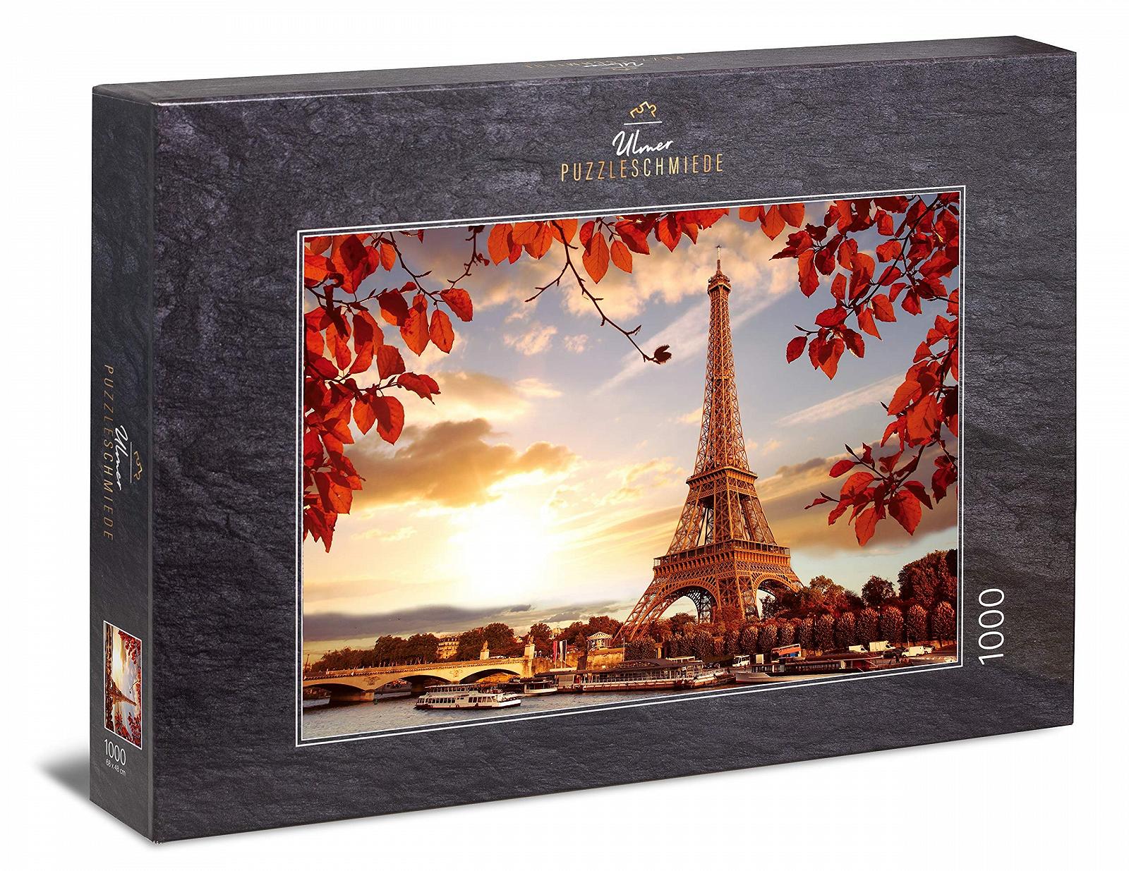 Пазл Ulmer Puzzleschmiede Autumn in Paris Classic 1000 деталей Эйфелева башня и Сена, фото №1 Пазл Ulmer Puzzleschmiede Autumn in Paris Classic 1000 деталей Эйфелева башня и Сена, фото №1