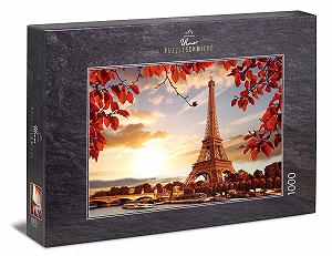 Пазл Ulmer Puzzleschmiede Autumn in Paris Classic 1000 деталей Эйфелева башня и Сена - Фото 1