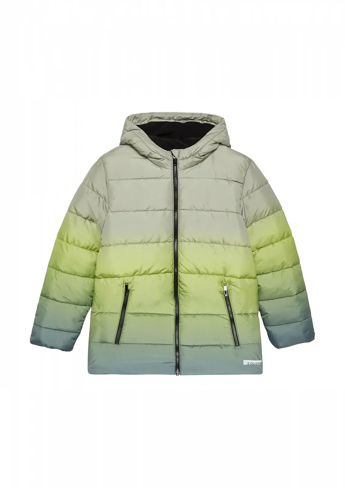 Куртка стьобана s.Oliver з градієнтом кольору та флісовою підкладкою, фото №1