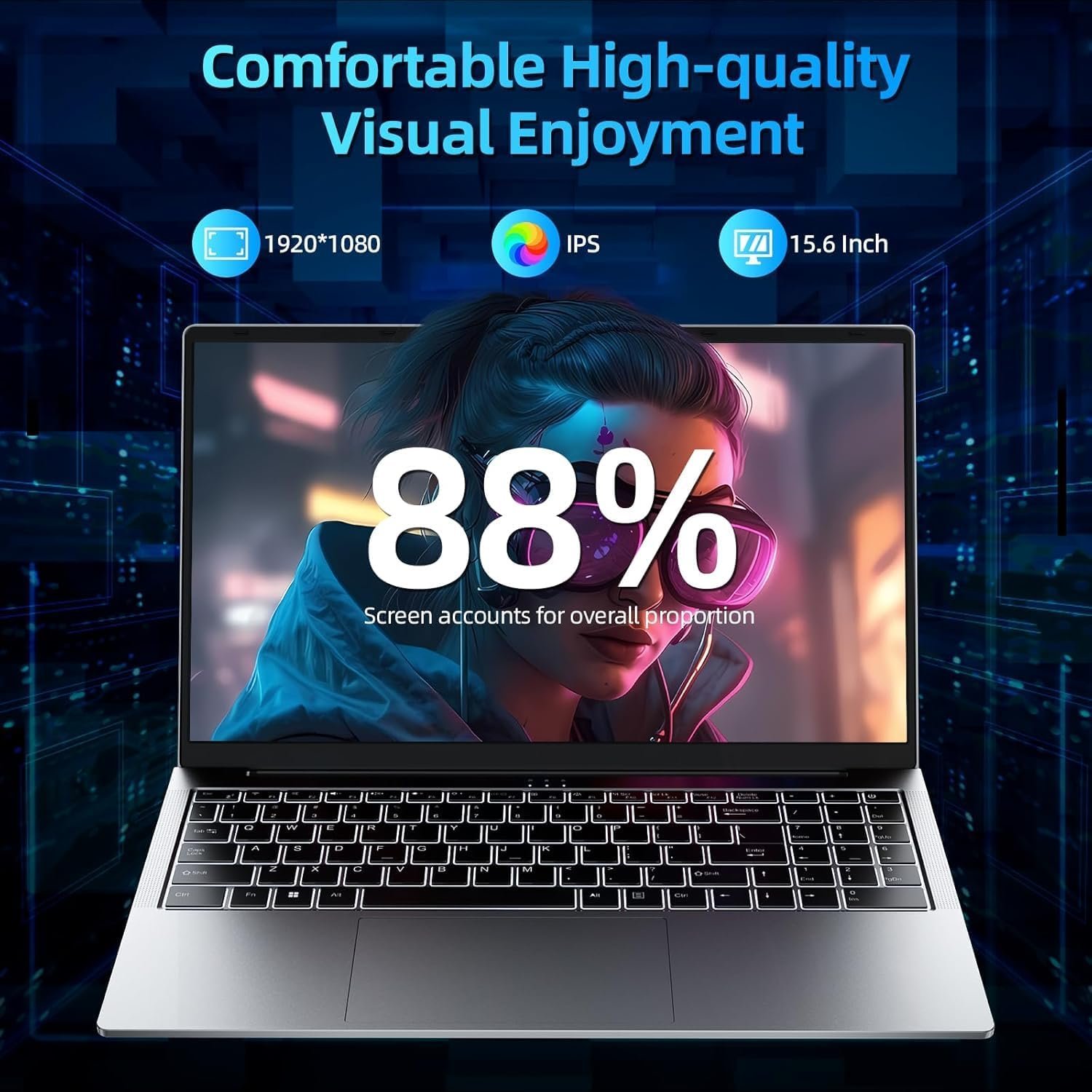 Ноутбук 15.6" Jumper EZbook X8 Intel Core i5-12450H RAM 16GB SSD 512GB Windows 11 (UKR), фото №6