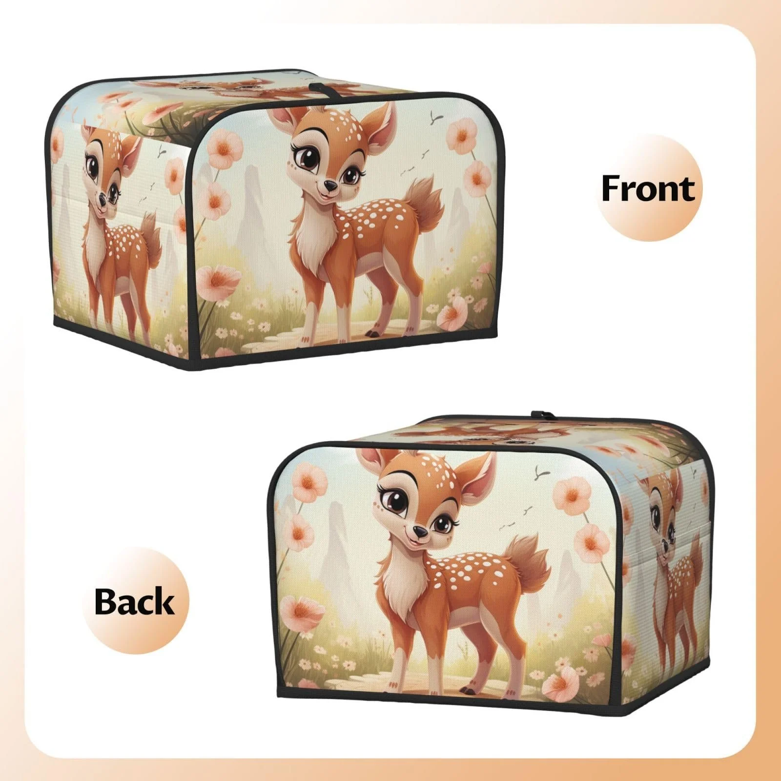 Чохол для тостера на 4 скибочки з двома кишенями, фото №6 Чохол для тостера на 4 скибочки з двома кишенями, фото №6