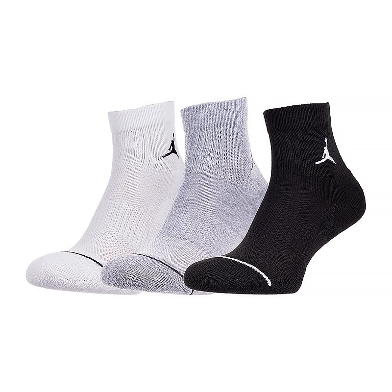 Носки Jordan U J ED CUSH POLY ANKLE 144 3 пары 46-50, фото №1