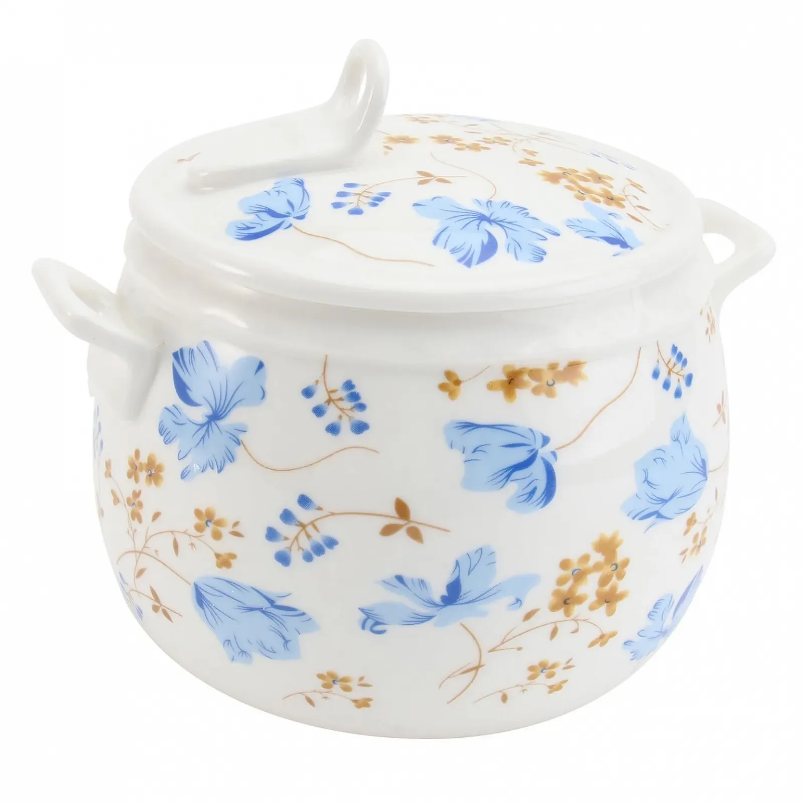 Кастрюля керамическая Orchid Design с крышкой термостойкая, фото №1