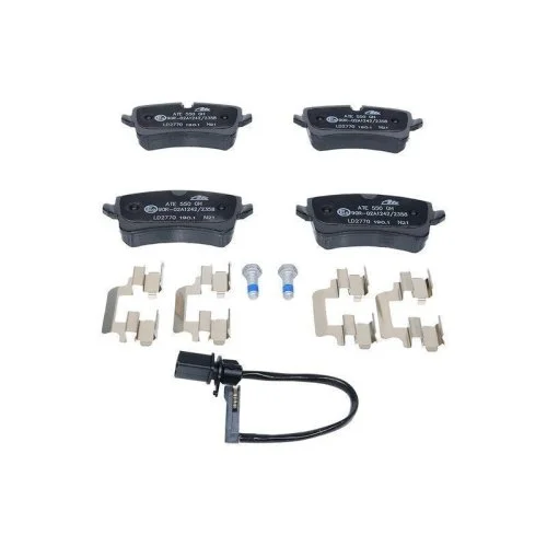 Комплект гальмівних колодок, дискове гальмо ATE Ceramic 13.0470-2770.2 для PORSCHE VAG, фото №2