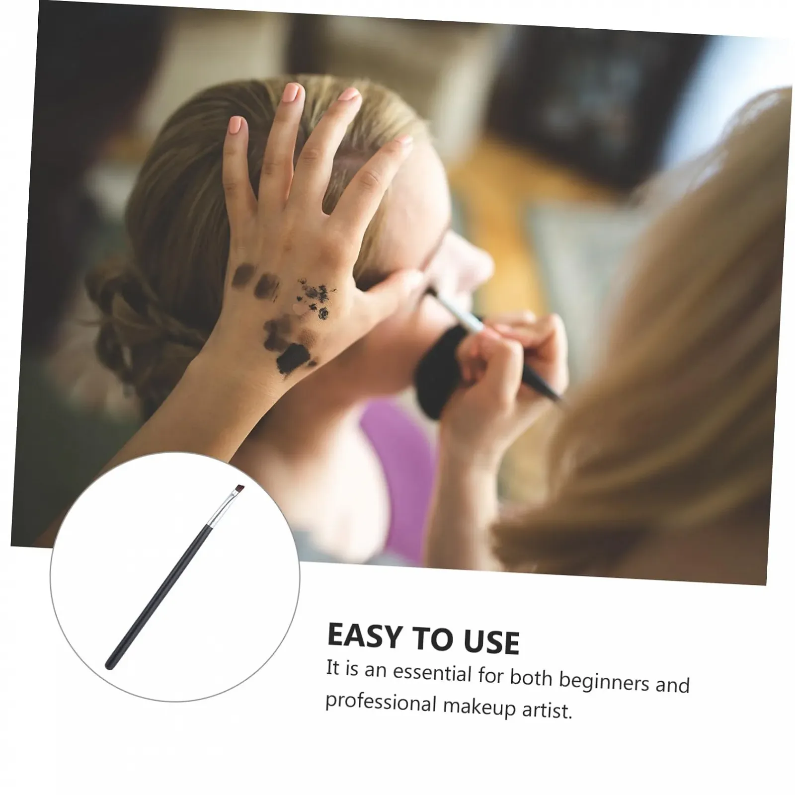 Набір кутових пензлів для брів FOMIYES 36 штук, аплікатори, фото №7