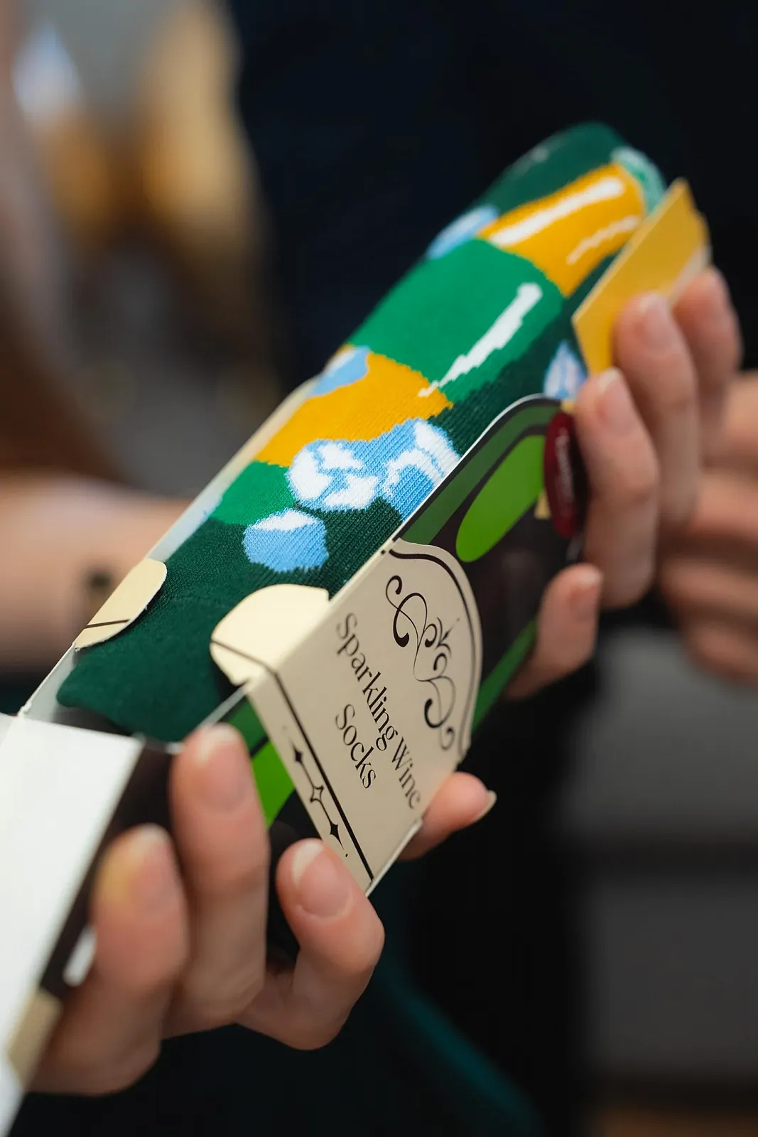 Шкарпетки Rainbow Socks Sparkling Wine Box - для жінок та чоловіків - 1 пара, фото №5