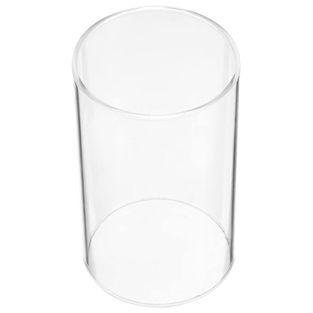 Подсвечник Ciieeo Shade Glass Cylinder Bottomless Cylinder Sleeve Hurricane Chimney Pipe Candle Cover Стекло High Borosilicate, фото №1