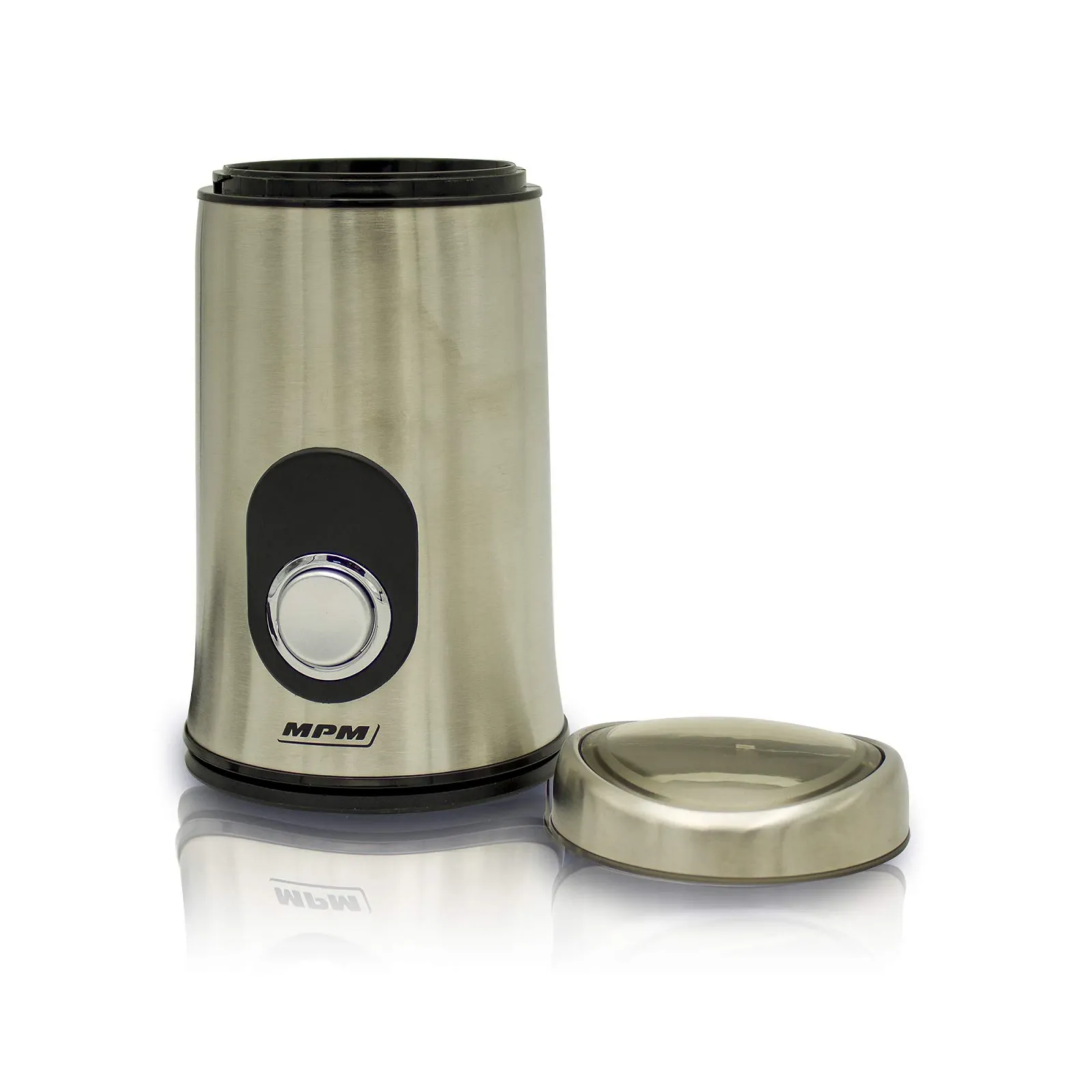 Кофемолка MPM MMK-02M 50 г, 115 г/мин, нержавеющая сталь, 150 Вт, круглая, фото №2 Кофемолка MPM MMK-02M 50 г, 115 г/мин, нержавеющая сталь, 150 Вт, круглая, фото №2