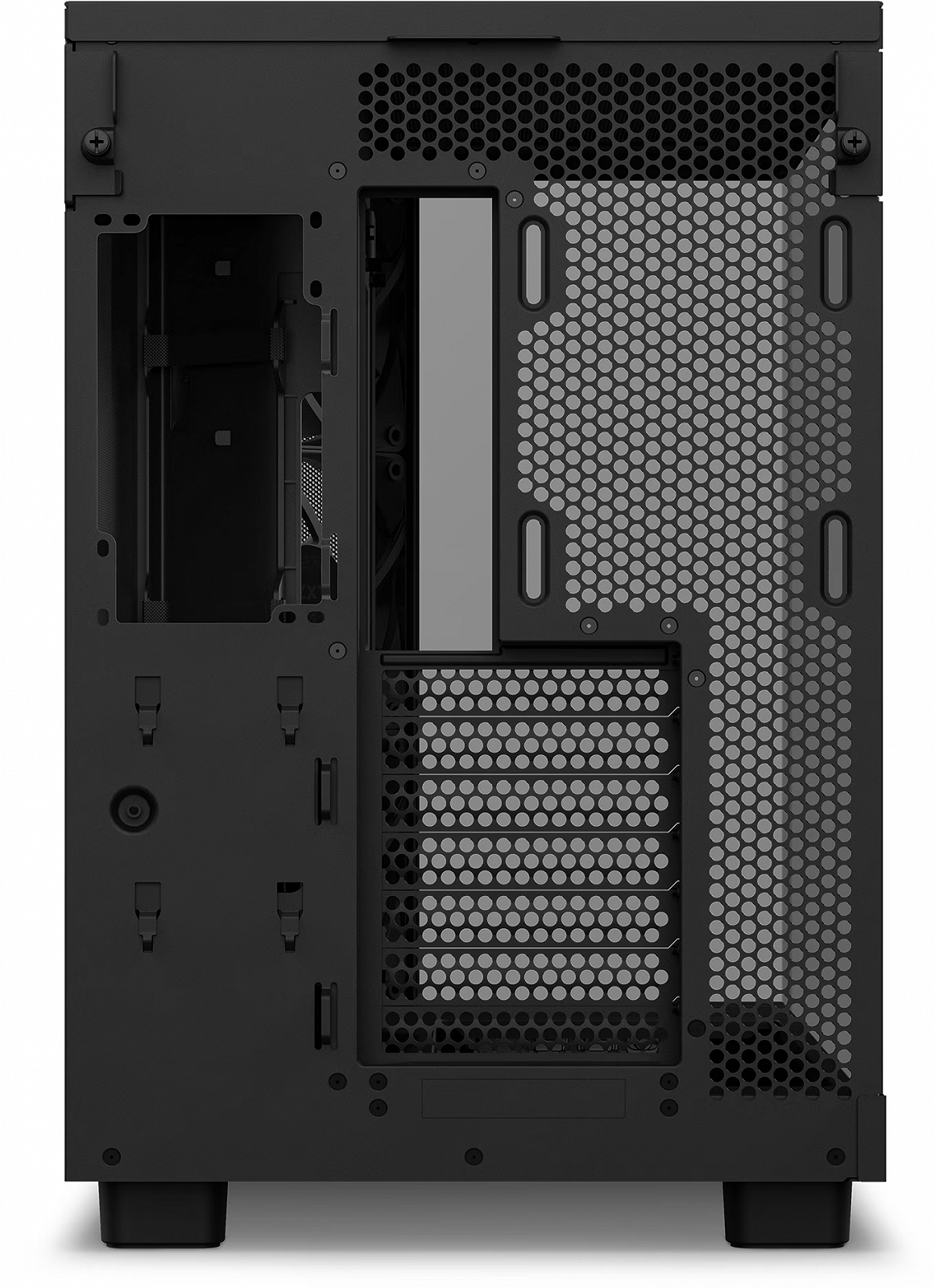 Корпус NZXT H6 Flow RGB (CC-H61FB-R1) / Mid-Tower / ATX, Micro-ATX, Mini-ITX / 3x120mm ARGB / 1xUSB Type-C / Без БЖ / Чорний, фото №10 Корпус NZXT H6 Flow RGB (CC-H61FB-R1) / Mid-Tower / ATX, Micro-ATX, Mini-ITX / 3x120mm ARGB / 1xUSB Type-C / Без БЖ / Чорний, фото №10
