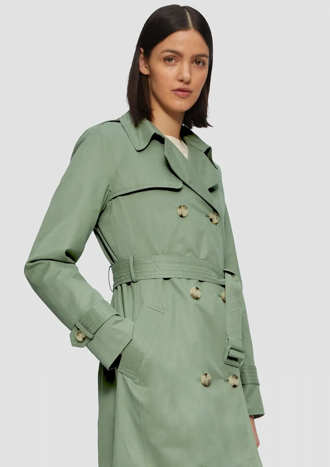 Тренч s.Oliver З смугастою підкладкою, фото №3 Тренч s.Oliver З смугастою підкладкою, фото №3