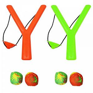 Пластиковая рогатка мягкие мячики микс [tsi211863-TSI] - Фото 1