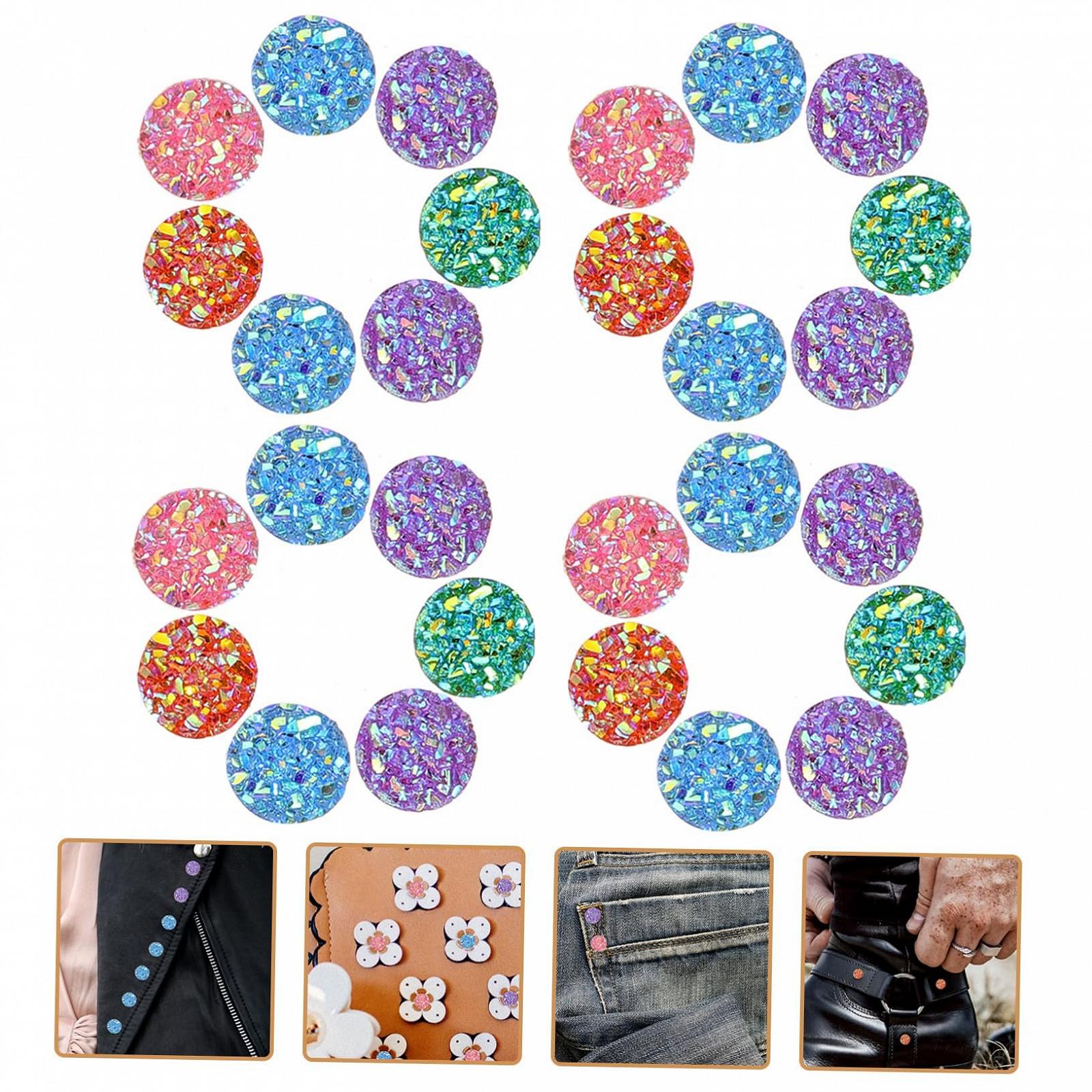 Стразы NUOBESTY 100 шт., плоские, декоративные стразы для одежды, чехлов для телефонов, обуви и аксессуаров для рукоделия и творческих идей, фото №3