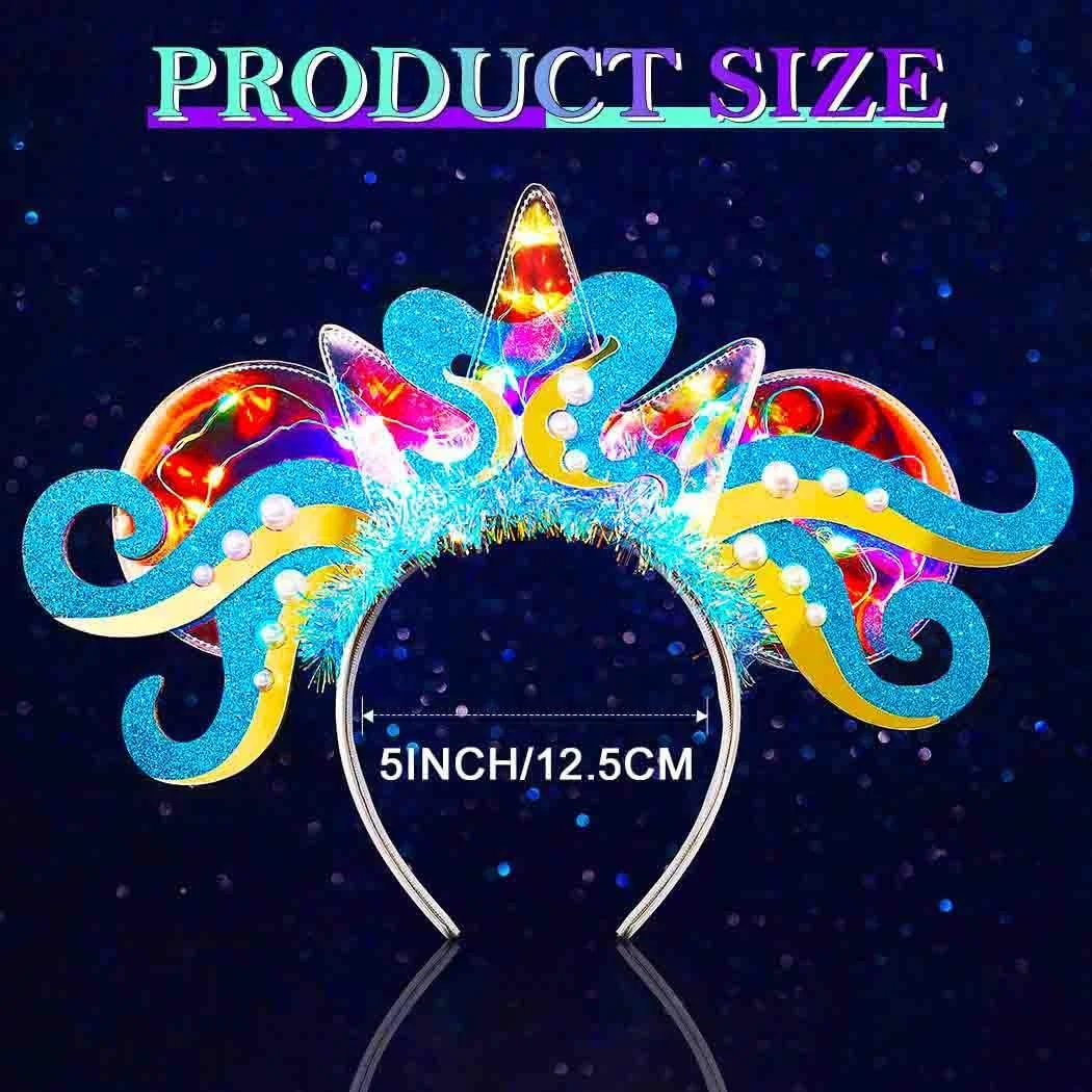 Обруч для волос Luminous Octopus, Блестящий, фото №4 Обруч для волос Luminous Octopus, Блестящий, фото №4