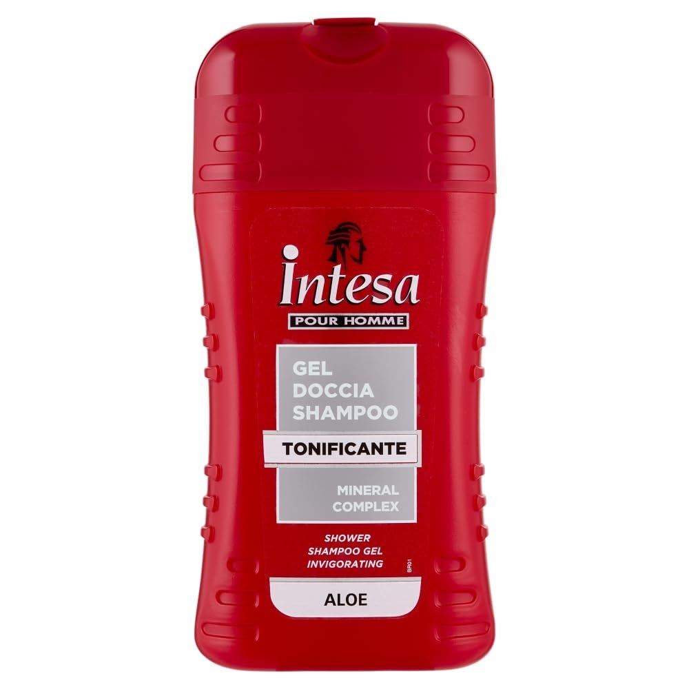 Гель для душу та шампунь intesa pour Homme Freshness Active Aloe 250 мл, фото №1