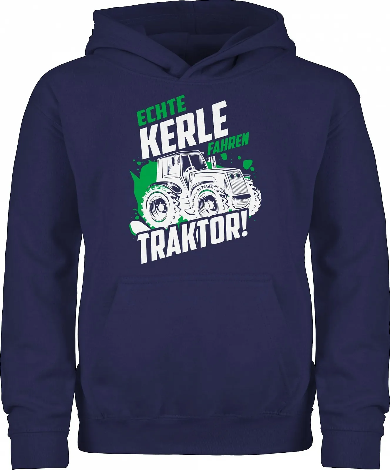 Худі для дітей Shirtracer Справжні хлопці їздять на тракторі, фото №1