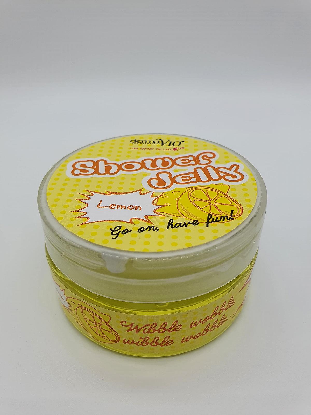 Гелі для душу Derma V10 Lemon & Strawberry Vegan, 100 мл (Упаковка 2 шт.), фото №4