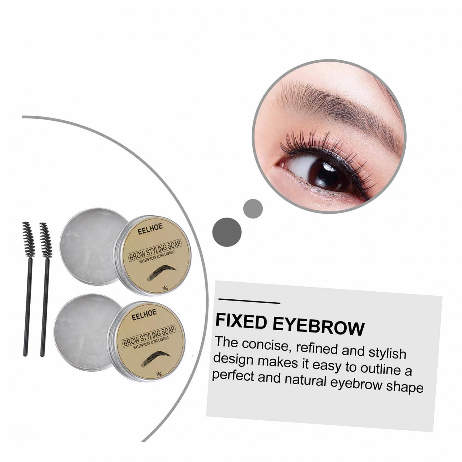 Гель HAPINARY Augenbrauen Styling Seife Augenbrauen Seife 2 набори, фото №4