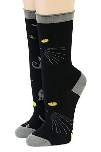 Шкарпетки Cronert 18511 Жіночі шкарпетки з дизайном підкручених країв synthetic.ua - Фото 1