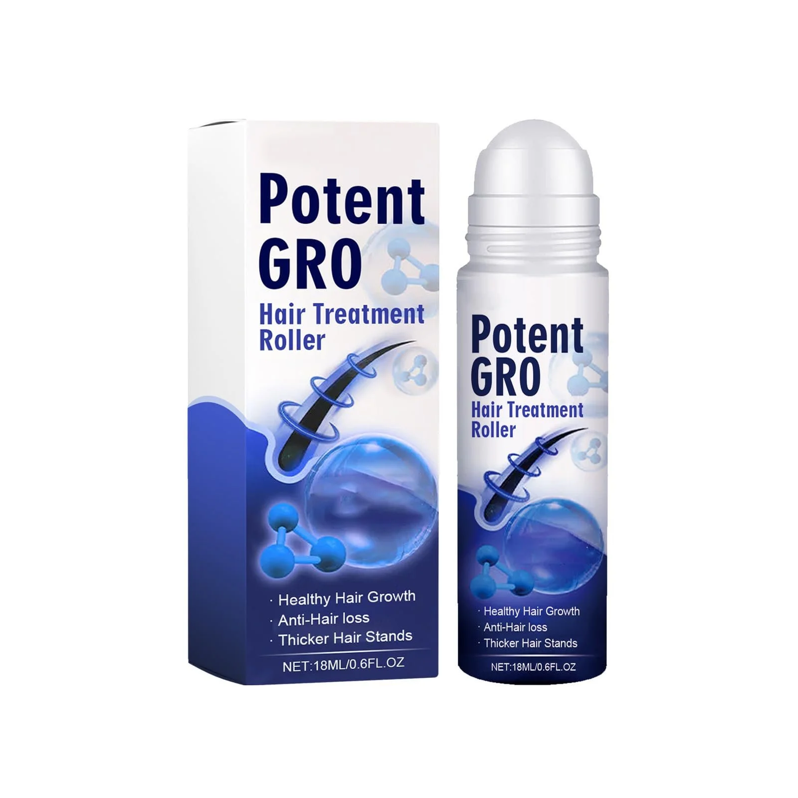 Розчин для росту волосся Pemarlis, Роликова кулька для лікування волосяних фолікулів, фото №7