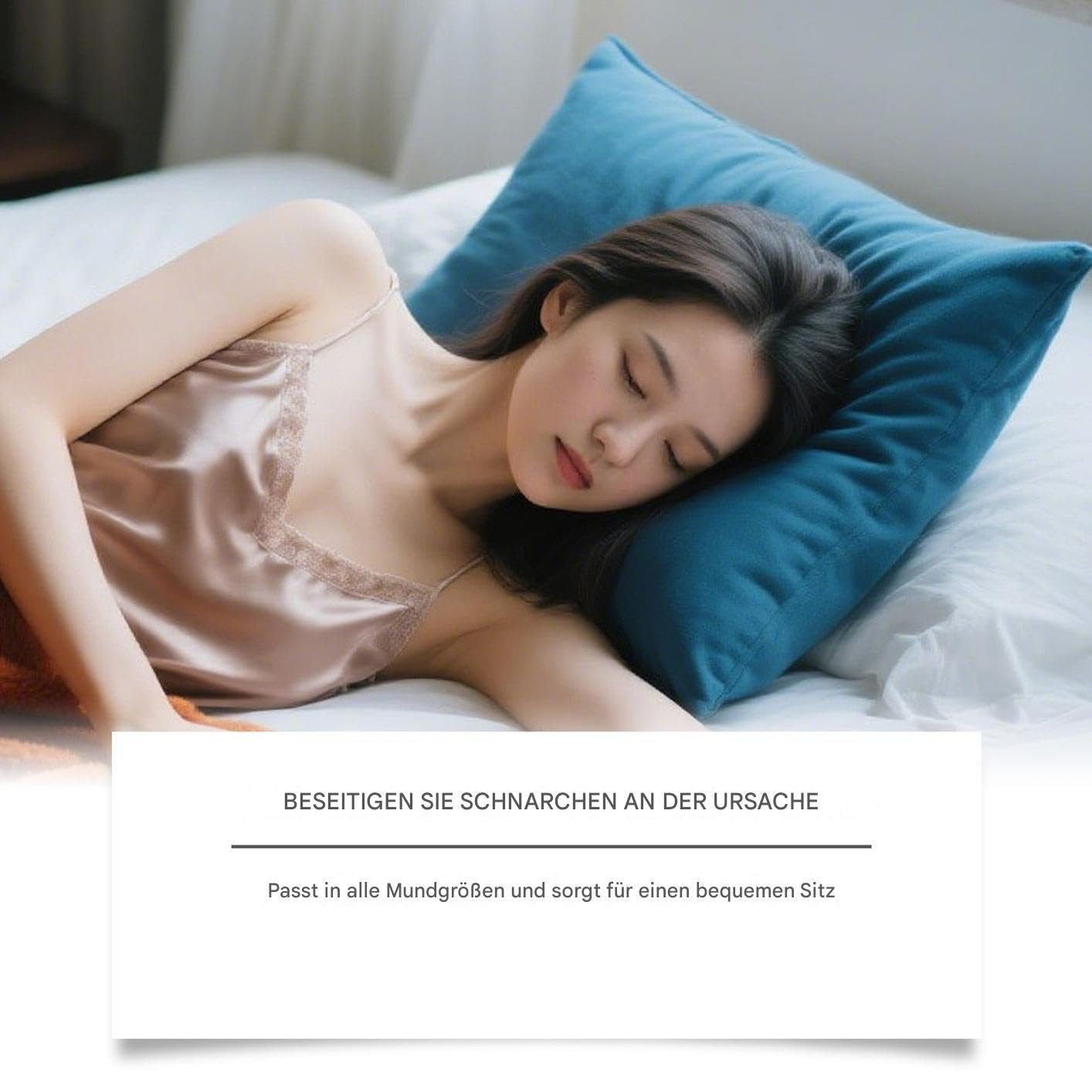 Капа від хропіння Регульована Зменшує хропіння та скреготіння зубами 4.5 x 6.5 x 2.5 см, фото №6