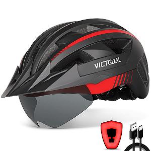 Шолом Victgoal MTB з окулярами та козирком - Фото 1