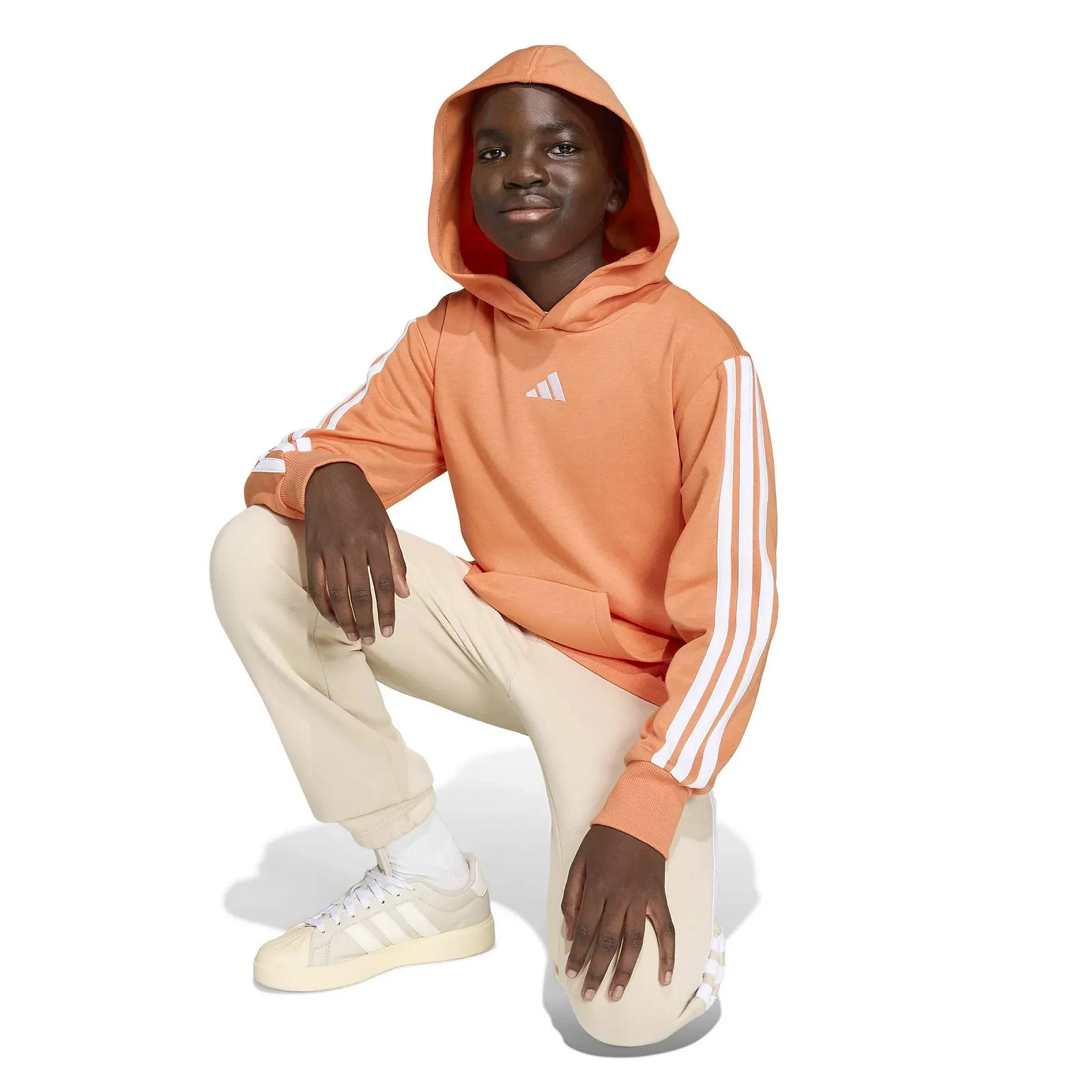 Толстовка adidas Essentials 3 Stripes для детей, унисекс, фото №4