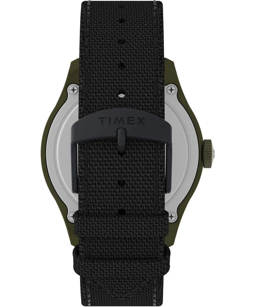 Мужские Аналоговые Часы Timex Traprock Черный Ремешок, фото №5 Мужские Аналоговые Часы Timex Traprock Черный Ремешок, фото №5