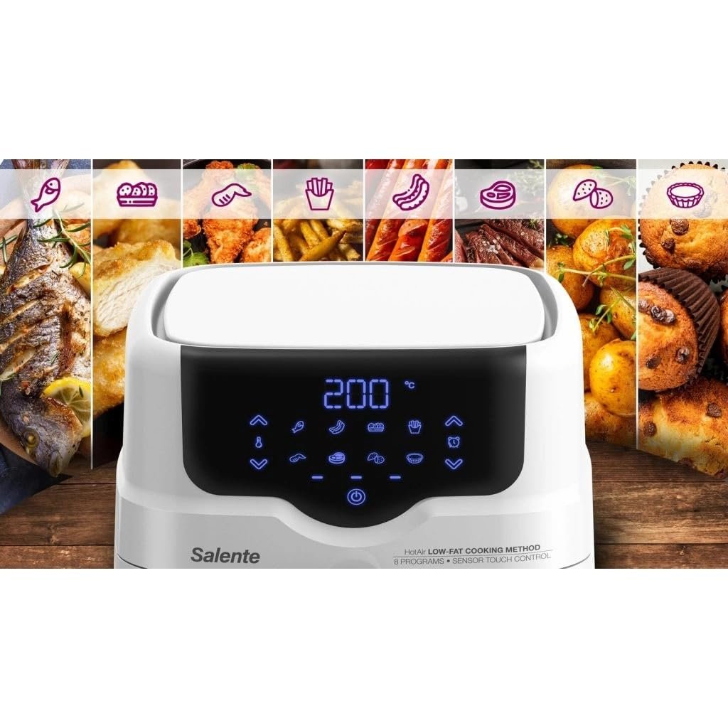 Мультипіч HotAir 2-in-1 4.3 л Digital LED Touch Screen 8 програм Таймер White, фото №8 Мультипіч HotAir 2-in-1 4.3 л Digital LED Touch Screen 8 програм Таймер White, фото №8