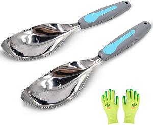 Лопата совковая Jardineer Excavator Зелений / Синій - Фото 1