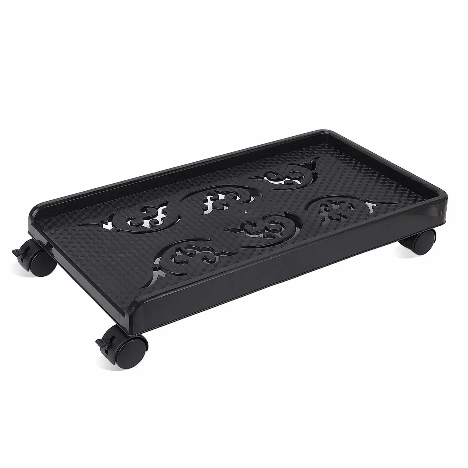 Подставка для компьютера Мобильная подставка с 4 колесами, которые блокируются, Нагрузка 30 кг, Универсальная подставка для компьютера, для PC Tower и домашнего хранения, фото №1