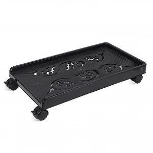 Подставка для компьютера Мобильная подставка с 4 колесами, которые блокируются, Нагрузка 30 кг, Универсальная подставка для компьютера, для PC Tower и домашнего хранения - Фото 1