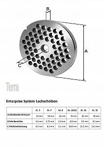 Перфорований диск Wolfcut INOX 8-2.0 мм для Jupiter Bosch Alexanderwerk Prospero synthetic.ua - Фото 1