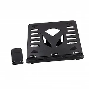 Подставка для ноутбука Veemoon складная регулируемая для стола коррозионностойкая для дома офиса путешествий 1 шт - Фото 1