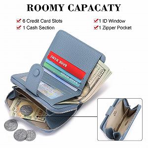 Кошелек Женский GAEKEAO Маленький С RFID-защитой, Светло-голубой, S, Классический synthetic.ua - Фото 1