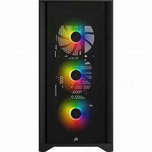 Корпус для ПК Corsair iCUE 4000X RGB / без БП / RGB / Черный synthetic.ua - Фото 1