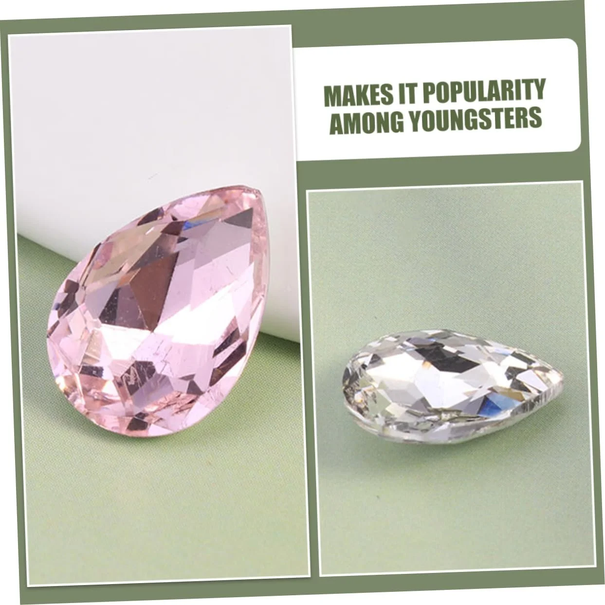 Прикраси для нігтів Crystal Diamond 150 шт., фото №3